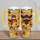 Iowa State Cyclones football NCAA Custom Stanley Quencher 30oz-40oz Stainless Steel Tumbler Hot And Cold Tumbler