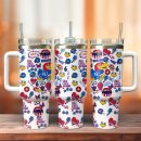 Kansas Jayhawks NCAA Sports Custom Stanley Quencher 30oz-40oz Stainless Steel Tumbler Hot And Cold Tumbler