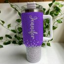 Kansas State Wildcats NCAA Custom Stanley Quencher 30oz-40oz Stainless Steel Tumbler Hot And Cold Tumbler