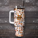 Oklahoma State Cowboys NCAA Sports Custom Stanley Quencher 30oz-40oz Stainless Steel Tumbler Hot And Cold Tumbler
