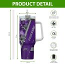 TCU Horned Frogs NCAA Custom Stanley Quencher 30oz-40oz Stainless Steel Tumbler Hot And Cold Tumbler