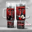 Texas Tech Red Raiders NCAA Mickey Mouse Custom Stanley Quencher 30oz-40oz Stainless Steel Tumbler Hot And Cold Tumbler