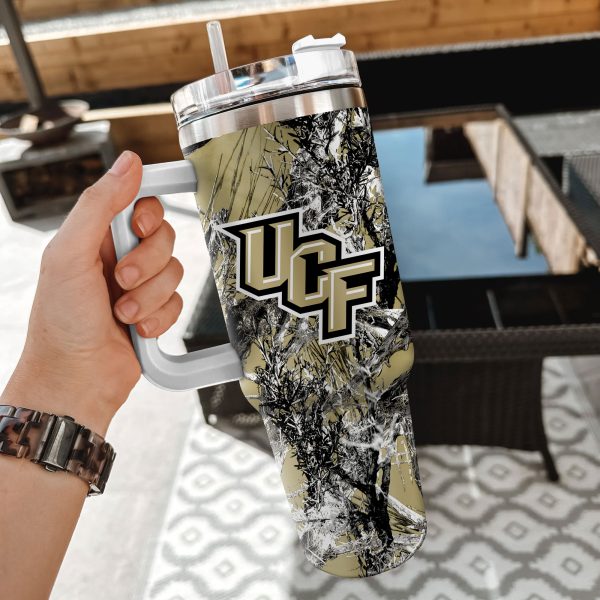 UCF Knights NCAA Hunting Custom Stanley Quencher 30oz-40oz Stainless Steel Tumbler Hot And Cold Tumbler - Image 2