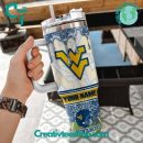 West Virginia Mountaineers NCAA Custom Stanley Quencher 30oz-40oz Stainless Steel Tumbler Hot And Cold Tumbler