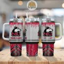 Northern Illinois Huskies Glitter NCAA Custom Stanley Quencher 30oz-40oz Stainless Steel Tumbler Hot And Cold Tumbler