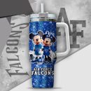 NCAA Air Force Falcons Mickey And Minnie Couple Custom Stanley Quencher 30oz-40oz Stainless Steel Tumbler Hot And Cold Tumbler