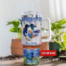 Boise State Broncos NCAA Mickey Mouse Glitter Custom Stanley Quencher 30oz-40oz Stainless Steel Tumbler Hot And Cold Tumbler