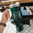 Hawaii Rainbow Warriors NCAA Hunting Custom Stanley Quencher 30oz-40oz Stainless Steel Tumbler Hot And Cold Tumbler