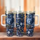 Memphis Tigers Basketball NCAA Sport Custom Stanley Quencher 30oz-40oz Stainless Steel Tumbler Hot And Cold Tumbler