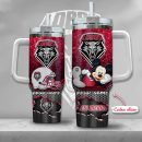 NCAA New Mexico Lobos Mickey Mouse Custom Stanley Quencher 30oz-40oz Stainless Steel Tumbler Hot And Cold Tumbler