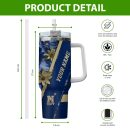 Navy Midshipmen NCAA Custom Stanley Quencher 30oz-40oz Stainless Steel Tumbler Hot And Cold Tumbler