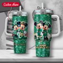 NCAA UAB Blazers Mickey And Minnie Couple Custom Stanley Quencher 30oz-40oz Stainless Steel Tumbler Hot And Cold Tumbler