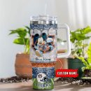 Auburn Tigers NCAA Mickey Mouse Glitter Custom Stanley Quencher 30oz-40oz Stainless Steel Tumbler Hot And Cold Tumbler