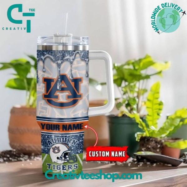 Auburn Tigers NCAA Custom Stanley Quencher 30oz-40oz Stainless Steel Tumbler Hot And Cold Tumbler