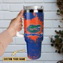 Florida Gators NCAA Sport Football Custom Stanley Quencher 30oz-40oz Stainless Steel Tumbler Hot And Cold Tumbler