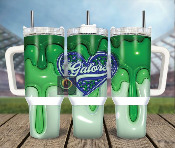 Florida Gators NCAA Custom Stanley Quencher 30oz-40oz Stainless Steel Tumbler Hot And Cold Tumbler