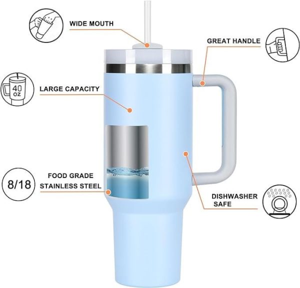 Florida Gators NCAA Custom Stanley Quencher 30oz-40oz Stainless Steel Tumbler Hot And Cold Tumbler - Image 2