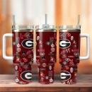 Georgia Bulldogs NCAA Sports Custom Stanley Quencher 30oz-40oz Stainless Steel Tumbler Hot And Cold Tumbler