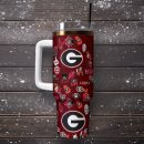 Georgia Bulldogs NCAA Sports Custom Stanley Quencher 30oz-40oz Stainless Steel Tumbler Hot And Cold Tumbler