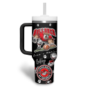 Georgia Bulldogs NCAA Custom Stanley Quencher 30oz-40oz Stainless Steel Tumbler Hot And Cold Tumbler