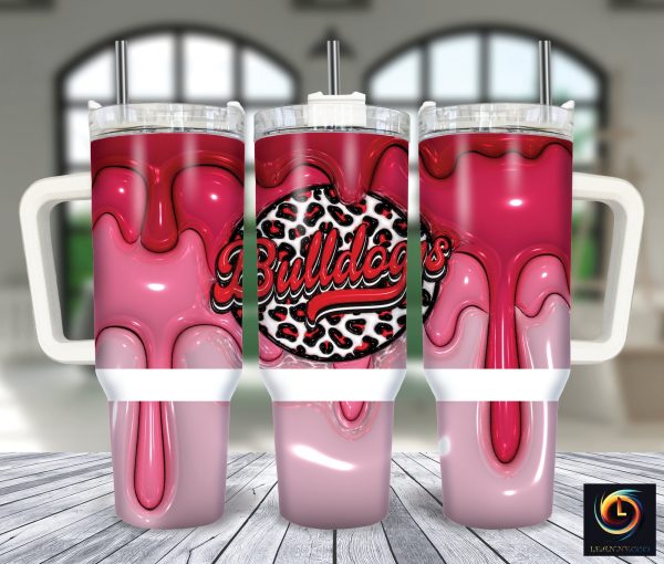 Georgia Bulldogs NCAA Custom Stanley Quencher 30oz-40oz Stainless Steel Tumbler Hot And Cold Tumbler