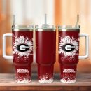 Georgia Bulldogs Football NCAA Sport Custom Stanley Quencher 30oz-40oz Stainless Steel Tumbler Hot And Cold Tumbler