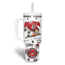 Georgia Bulldogs NCAA Custom Stanley Quencher 30oz-40oz Stainless Steel Tumbler Hot And Cold Tumbler