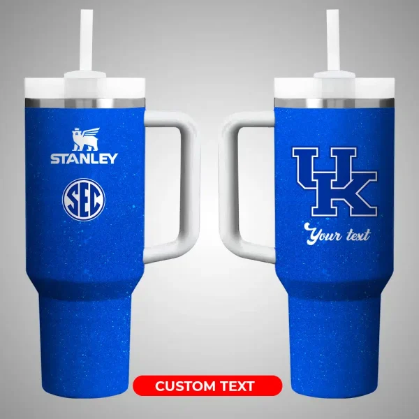 Kentucky Wildcats NCAA Custom Stanley Quencher 30oz-40oz Stainless Steel