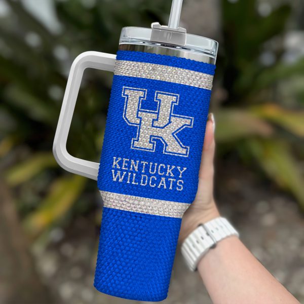 Kentucky Wildcats NCAA Custom Stanley Quencher 30oz-40oz Stainless Steel Tumbler Hot And Cold Tumbler - Image 2