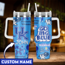 Kentucky Wildcats Custom Stanley Quencher 30oz-40oz Stainless Steel Tumbler Hot And Cold Tumbler