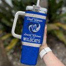 Kentucky Wildcats NCAA Custom Stanley Quencher 30oz-40oz Stainless Steel Tumbler Hot And Cold Tumbler