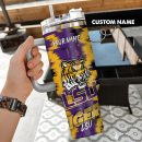 LSU TIGERS NCAA Custom Stanley Quencher 30oz-40oz Stainless Steel Tumbler Hot And Cold Tumbler