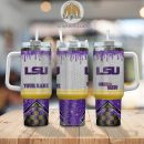 LSU TIGERS Glitter NCAA Custom Stanley Quencher 30oz-40oz Stainless Steel Tumbler Hot And Cold Tumbler