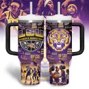 LSU Tigers baseball NCAA Custom Stanley Quencher 30oz-40oz Stainless Steel Tumbler Hot And Cold Tumbler