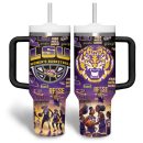 LSU Tigers baseball NCAA Custom Stanley Quencher 30oz-40oz Stainless Steel Tumbler Hot And Cold Tumbler
