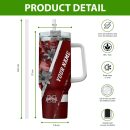 Mississippi State Bulldogs NCAA Custom Stanley Quencher 30oz-40oz Stainless Steel Tumbler Hot And Cold Tumbler