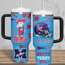 Ole Miss Rebels NCAA Custom Stanley Quencher 30oz-40oz Stainless Steel Tumbler Hot And Cold Tumbler