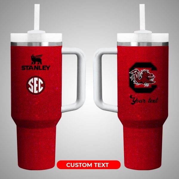 South Carolina Gamecocks NCAA Custom Stanley Quencher 30oz-40oz Stainless Steel