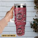 South Carolina Gamecocks Football NCAA Sport Custom Stanley Quencher 30oz-40oz Stainless Steel Tumbler Hot And Cold Tumbler