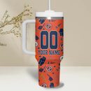 Illinois Fighting Illini men's basketball NCAA Custom Stanley Quencher 30oz-40oz Stainless Steel