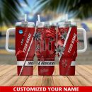 Indiana Hoosiers NCAA Custom Stanley Quencher 30oz-40oz Stainless Steel Tumbler Hot And Cold Tumbler