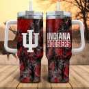 Indiana Hoosiers NCAA Hunting Custom Stanley Quencher 30oz-40oz Stainless Steel Tumbler Hot And Cold Tumbler