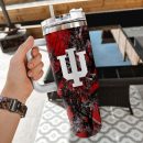 Indiana Hoosiers NCAA Hunting Custom Stanley Quencher 30oz-40oz Stainless Steel Tumbler Hot And Cold Tumbler
