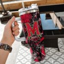 Maryland Terrapins NCAA Hunting Custom Stanley Quencher 30oz-40oz Stainless Steel Tumbler Hot And Cold Tumbler