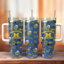Michigan Wolverines Football NCAA Sport Custom Stanley Quencher 30oz-40oz Stainless Steel Tumbler Hot And Cold Tumbler