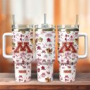Michigan Wolverines Ice Hockey NCAA Sport Custom Stanley Quencher 30oz-40oz Stainless Steel Tumbler Hot And Cold Tumbler