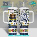 Michigan Wolverines NCAA Football Stanley Tumbler Hot And Cold Tumbler - ZenostormCustom Stanley Quencher 30oz-40oz Stainless Steel Tumbler Hot And Cold Tumbler