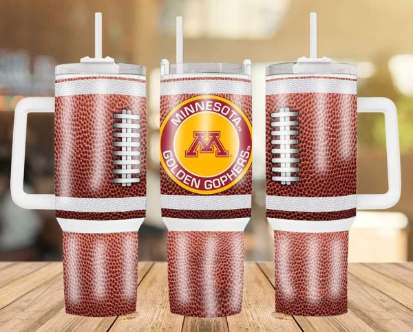 Minnesota Golden Gophers Football Team NCAA Custom Stanley Quencher 30oz-40oz Stainless Steel