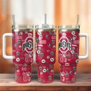 Ohio State Buckeyes NCAA Sports Custom Stanley Quencher 30oz-40oz Stainless Steel Tumbler Hot And Cold Tumbler