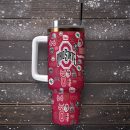 Ohio State Buckeyes NCAA Sports Custom Stanley Quencher 30oz-40oz Stainless Steel Tumbler Hot And Cold Tumbler